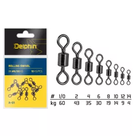 Delphin Émerillon Rolling A-01/10 pièces BN/4