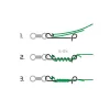 Delphin Agrafes – sans nœud C-02/10pcs BN/M