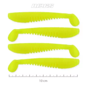  Nevis Impulse Shad 10cm 6,92gr 4 pièces/paquet Jaune citron Leurre en plastique