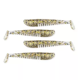   Nevis Impulse Shad 10cm 6,92gr 4 pièces/paquet Paillettes Dorées Leurre en plastique