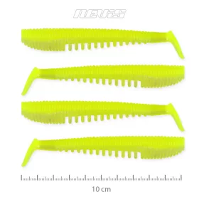   Nevis Impulse Shad 10cm 6,92gr 4 pièces/paquet Vert Fluo Leurre en plastique