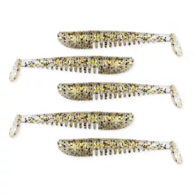   Nevis Impulse Shad 7,5cm 3,05gr 5pcs/paquet Or Paillettes Leurre en plastique