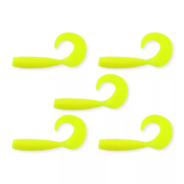 Nevis Twister 7,5cm 4,17gr 5db/cs Leurre en plastique Jaune