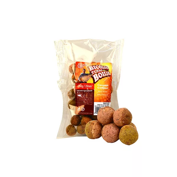 Benzár Mix Turbo Bicolor Bouillette Coco-Caramel 20mm Bouillette 250gr