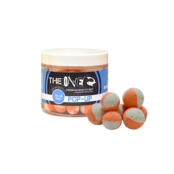 The One Pop Up Scopex-Squid Orange-Blanc 14-16mm Pop Up 60gr