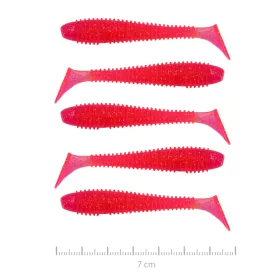   Nevis Vantage Swinger 7cm 2,96gr 5db/cs Rose Paillettes Appât en plastique