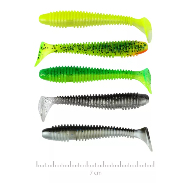 Nevis Vantage Swinger 7cm 2,96gr 5db/cs 5 couleurs Appât en plastique