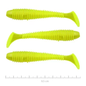   Nevis Vantage Swinger 9,5cm 7,18gr 3db/cs Vert Fluo Appât en plastique