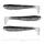 Nevis Vantage Swinger 9,5cm 7,18gr 3db/cs Noir-Argent Paillettes II. Appât en plastique