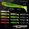 Nevis Vantage Swinger 9,5cm 7,18gr 3db/cs Noir-Argent Paillettes II. Appât en plastique