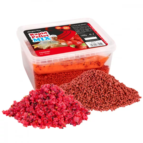 Benzar Rapid Pellet Mix 1200Gr Fraise
