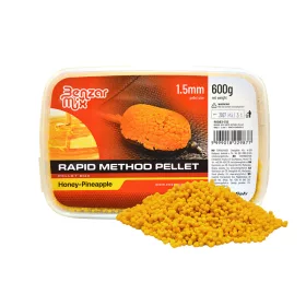   Benzár Mix Rapid Method Pellet 1,5mm Miel-Ananas Boîte de pellets 600gr