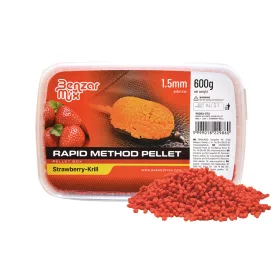   Benzár Mix Rapid Method Pellet 1,5mm Fraise-Krill Boîte de pellets 600gr
