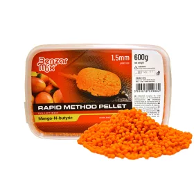   Benzár Mix Rapid Method Pellet 1,5mm Mangue-Acide Butyrique Boîte de pellets 600gr