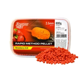   Benzár Mix Rapid Method Pellet 3,5mm Fraise-Krill Pellet Box 600gr
