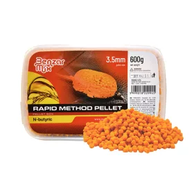   Benzár Mix Rapid Method Pellet 3,5mm Acide butyrique Pellet Box 600gr
