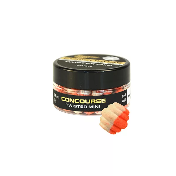 Appât à hameçon Benzár Concourse Twister Mini Red Krill 5,5mm 17gr