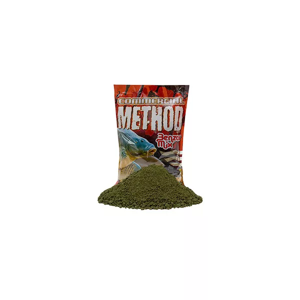 AMORCE BENZÁR MIX COMMERCIAL GREEN BETAINE VERT FONCÉ 800gr - À base de farine de poisson