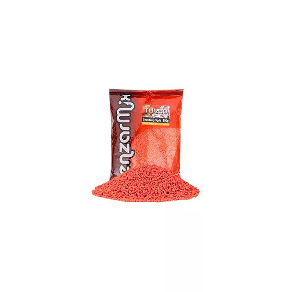 Benzar Fluo Turbo Pellet Fraise-Calamar 3mm 800g