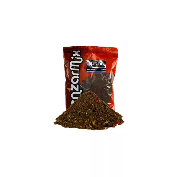 Benzár Turbo Feeder Amorce Black Halibut 800gr