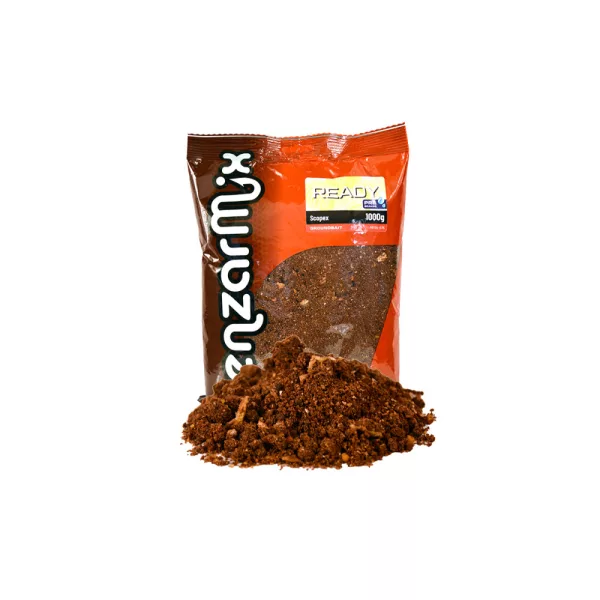 Benzár Mix Ready Carp Groundbait Amorçage Pré-mélangé Scopex 1kg