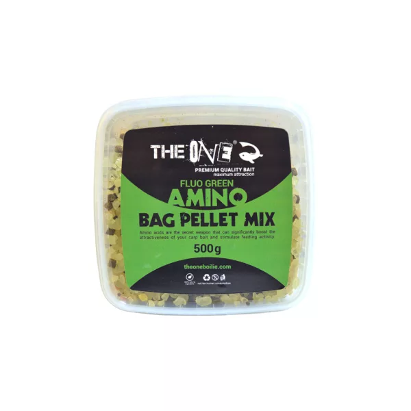 The One Amino Bag Pellet Mix Vert Fluo 500gr
