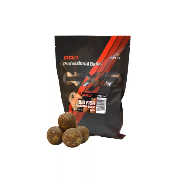 Carp Expert Pro Big Fish Premium Boilie Jalapeno 20mm Etető Bojli 800gr