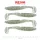 Reiva Zander Power Shad 10cm 7,05gr 4 pièces/paquet (Argent Paillettes) Leurre en plastique