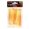 Reiva Zander Power Shad Shiny Orange 10cm Leurre en plastique 4pcs