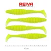 Reiva Zander Power Shad 10cm 7,05gr 4 pièces/paquet (Vert Fluo) Leurre souple en plastique