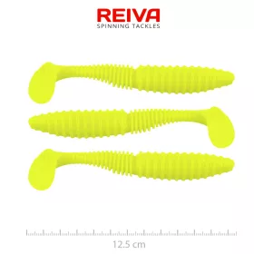 Reiva Zander Power Shad Leurre souple Lemonade 12,5cm 3pcs