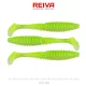 Reiva Zander Power Shad Leurre souple Flash Chartreuse 12,5cm 3pcs