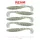 Reiva Zander Power Shad 8cm 3,18gr 5 pièces/paquet (Paillettes argentées) Leurre souple en plastique