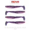 Reiva Zander Power Shad Purple Pearl 8cm Leurre en plastique 4pcs