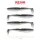 Reiva Zander Power Shad Magic Fish 8cm Leurre en plastique 4pcs
