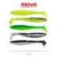 Reiva Zander Power Shad 8cm 3,18gr 5 pièces/paquet (5 couleurs) Leurre souple en plastique