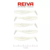 Reiva Flat Minnow Shad Pearl White 5cm 1,3gr Plasztik Csali 5db