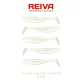 Reiva Flat Minnow Shad Pearl White 5cm 1,3gr Plasztik Csali 5db