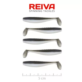   Reiva Flat Minnow Shad Magic Fish 5cm 1,3gr Plasztik Csali 5db