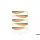 Leurre souple Reiva Flat Minnow Shad 10cm 4 pièces/paquet (Noir-Blanc-Orange)