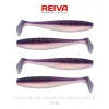 Reiva Flat Minnow Shad 10cm Purple Pearl Leurre en plastique 4pcs