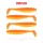 Reiva Flat Minnow Shad 10cm Shiny Orange Leurre Souple 4pcs