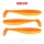 Reiva Flat Minnow Shad 12,5cm Shiny Orange Leurre Souple 3pcs