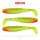 Reiva Flat Minnow shad 12,5cm 3 pièces/paquet (Vert-Rouge Paillettes) Leurre en plastique