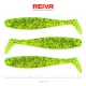 Reiva Flat Minnow shad 12,5cm 3 pièces/paquet (Vert Paillettes) Leurre en plastique