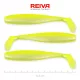 Reiva Flat Minnow shad 12,5cm 3 pièces/paquet (Jaune-Argent) Leurre en plastique