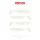 Reiva Flat Minnow Shad 7,5cm Pearl Dot Leurre Souple 4pcs