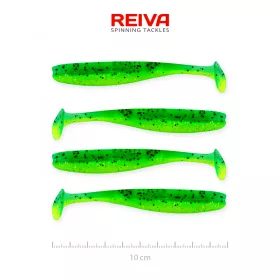 Reiva Flash Shad 10cm 4 pièces/paquet Leurre en plastique