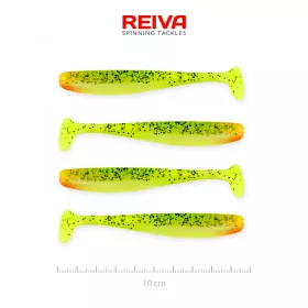 Reiva Flash Shad 10cm 4 pièces/paquet Leurre en plastique