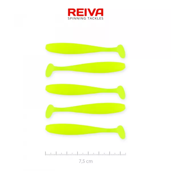 Reiva Flash Shad 7,5cm 2,26gr 5 pièces/paquet Leurre en plastique